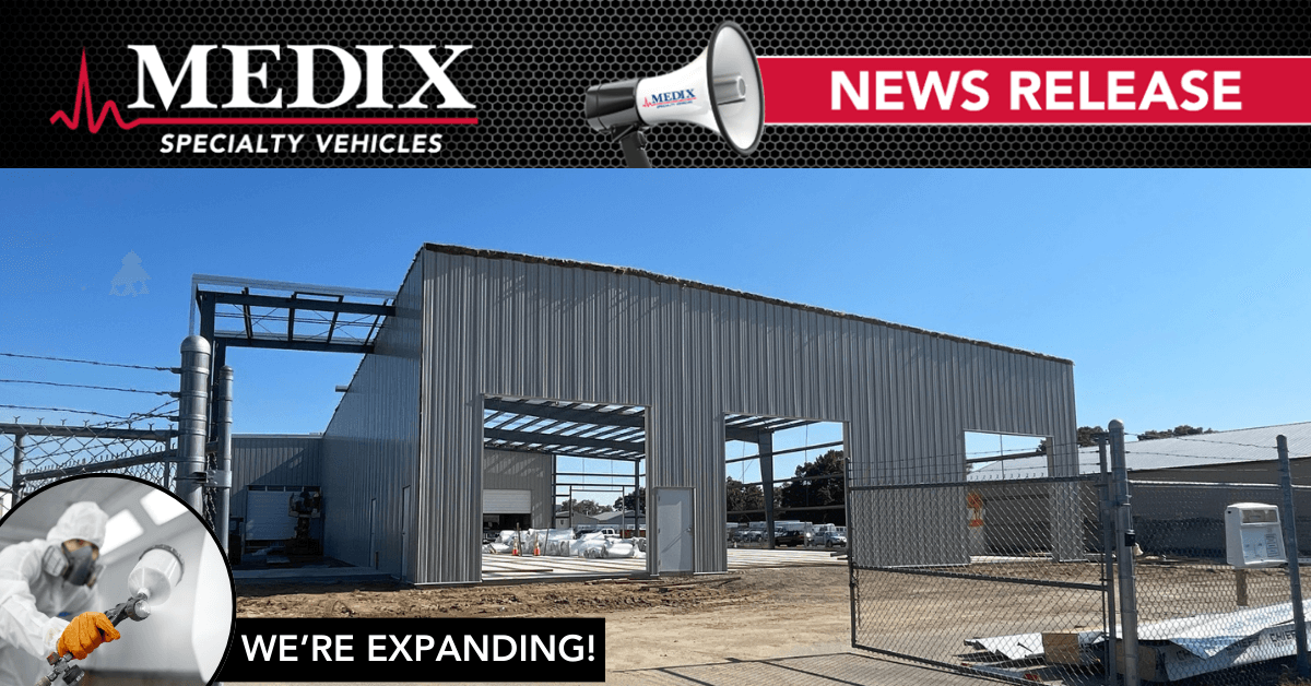 Medix Specialty Vehicles Expands Paint Plant to Improve Ambulance Lead Times